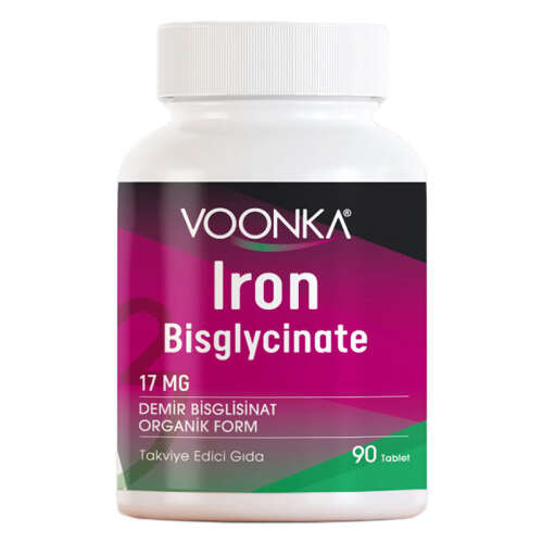 Voonka Iron Bisglycinate Demir 92 Kapsül - Voonka