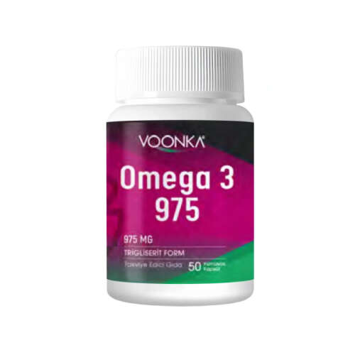 Voonka Omega 3 975 Takviye Edici Gıda 50 Yumuşak Kapsül - Voonka