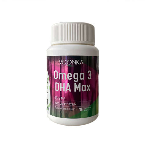 Voonka Omega 3 DHA Max Takviye Edici Gıda 30 Yumuşak Kapsül - 1