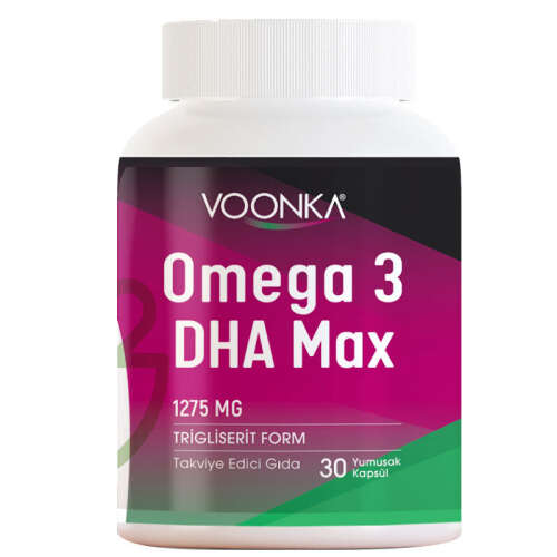Voonka Omega 3 DHA Max Takviye Edici Gıda 30 Yumuşak Kapsül - 1