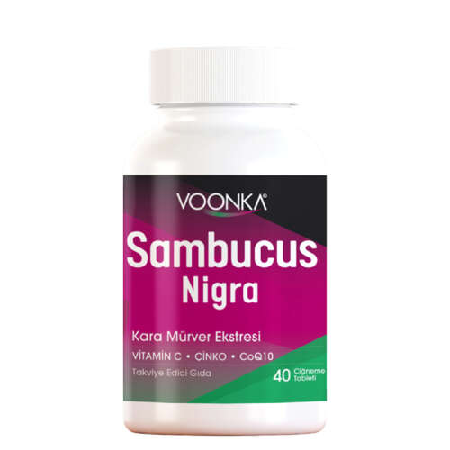 Voonka Sambucus Nigra 42 Çiğneme Tableti - Voonka
