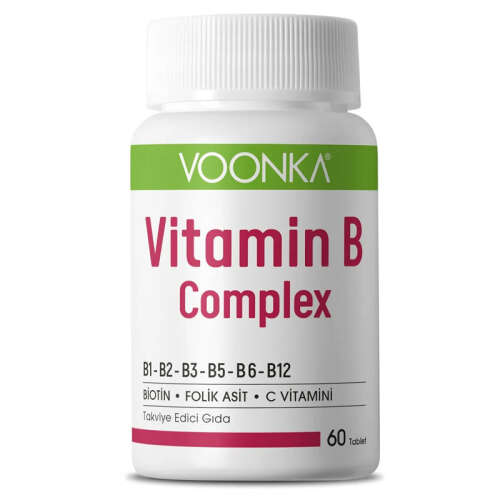 Voonka Vitamin B Complex 60 Tablet - Voonka