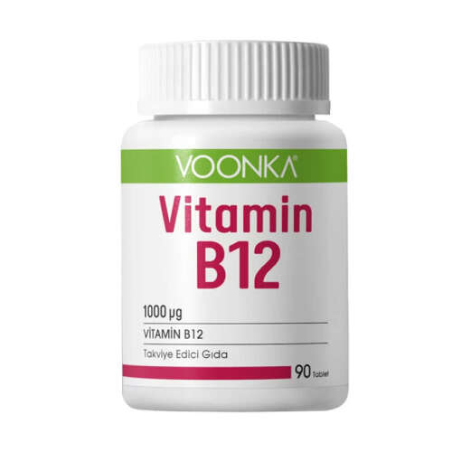 Voonka Vitamin B12 İçerikli Takviye Edici Gıda 90 Tablet - 2