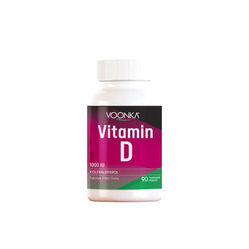 Voonka Vitamin D İçeren Takviye Edici Gıda 90 Kapsül - Voonka