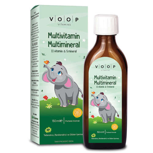 Voop Multivitamin Multimineral İçeren Takviye Edici Gıda 150 ml - 2