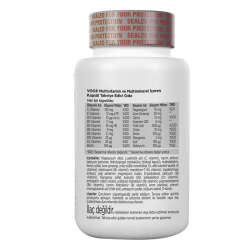 Voop Multivitamin ve Multimineral İçeren Takviye Edici Gıda 30 Kapsül - 2