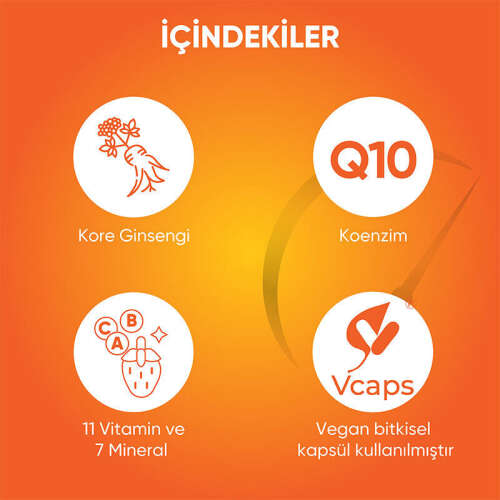 Voop Multivitamin ve Multimineral İçeren Takviye Edici Gıda 30 Kapsül - 6