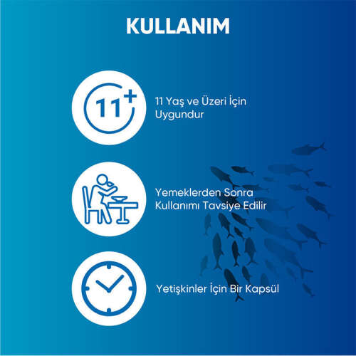 Voop Omega-3 500 mg Takviye Edici Gıda 60 Kapsül - 4