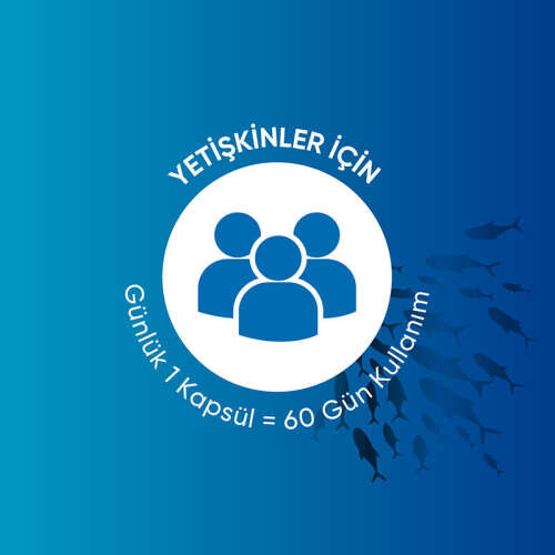 Voop Omega-3 500 mg Takviye Edici Gıda 60 Kapsül - 6