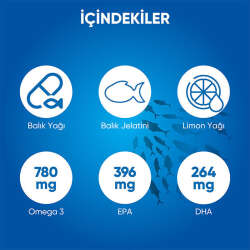 Voop Omega 3 İçeren Takviye Edici Gıda 60 Kapsül - 5