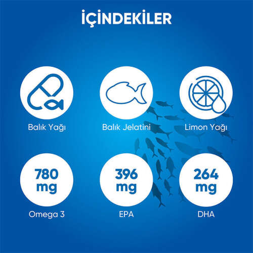 Voop Omega 3 İçeren Takviye Edici Gıda 60 Kapsül - 5