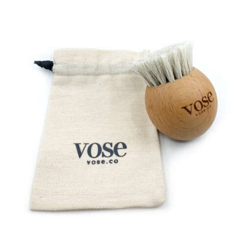 Vose %100 Doğal At Kılı Yüz Bakım Fırçası - Beyaz - 2