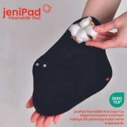 W-Beside JeniPad Kadın Pedi Normal Ultra Emici 3 Adet - Siyah - 3