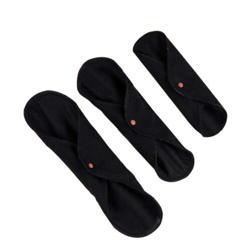 W-Beside JeniPad Yıkanabilir Ped Mix -Siyah - W Beside