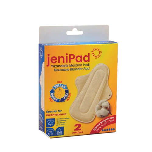 W - Beside Jainped Ultra Emici Yıkanabilir Kadın Mesane Pedi 2 Adet - W Beside