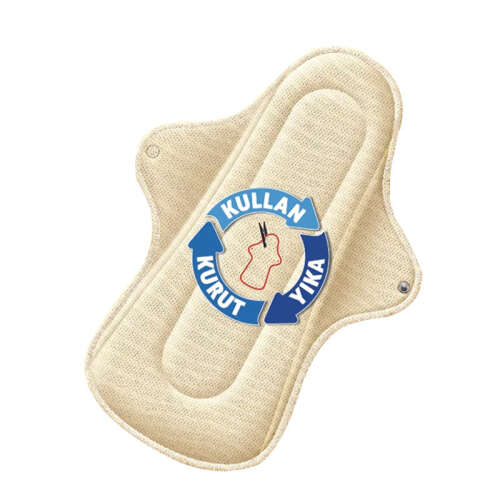 W - Beside Jainped Ultra Emici Yıkanabilir Kadın Mesane Pedi 2 Adet - 3