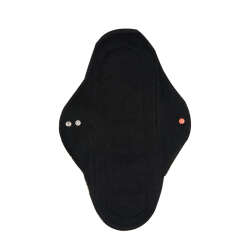 W Beside Jenipad Yıkanabilir Kadın Pedi Ultra Emici Sızdırmaz XL Siyah 2 Adet - 2