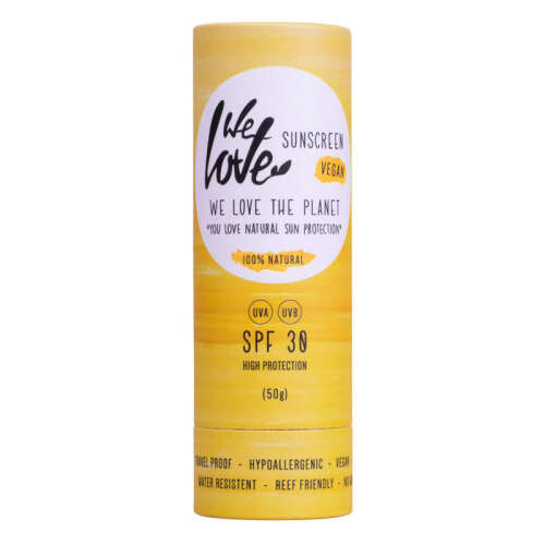 We Love The Planet Natural Sunscreen SPF 30 Stick 50 gr - We Love The Planet