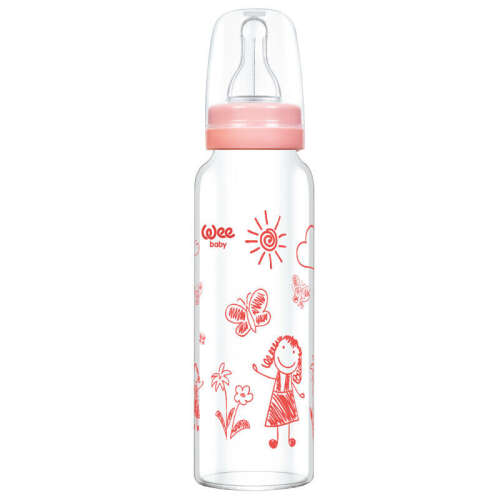 Wee Baby Klasik Isıya Dayanıklı Cam Biberon 240 ml - 1