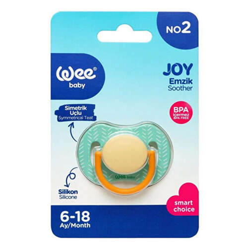 Wee Baby Simetrik Uçlu Emzik 6-18 - Wee Baby