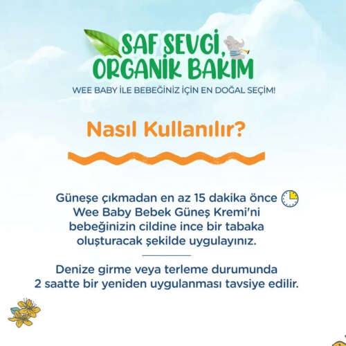 Wee Baby Spf 50 Bebek Güneş Kremi 75 ml - 2