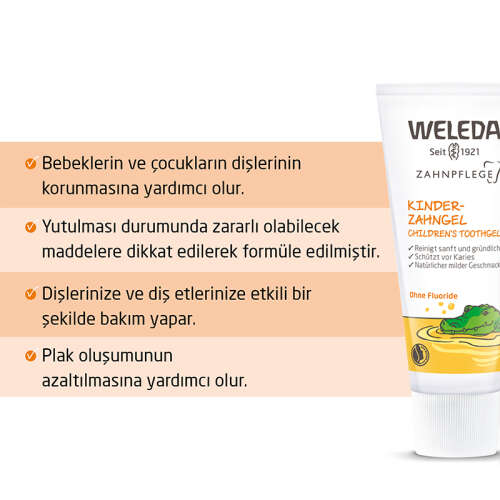 Weleda Bebek ve Çocuklar için Organik Diş Macunu 50 ml - Weleda