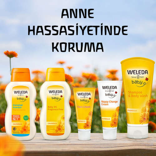 Weleda Calendula Organik Parfümsüz Bebek Yağı 200 ml - 6