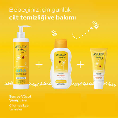 Weleda Calendula Organik Parfümsüz Bebek Yağı 200 ml - 8
