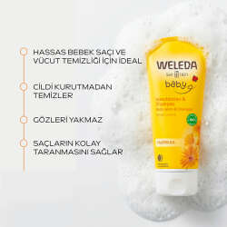 Weleda Calendula Organik Saç ve Vücut Şampuanı 200 ml - 2