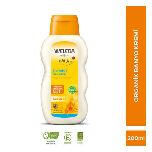 Weleda Calendula Organik Temizleyici ve Nemlendirici Banyo Kremi 200 ml - 3
