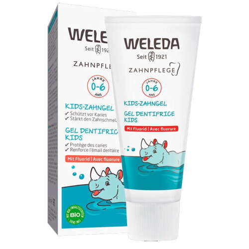 Weleda Çocuklar için Florürlü Doğal Diş Macunu 50 ml - 0-6 Yaş - 1