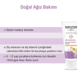 Weleda Çocuklar için Florürlü Doğal Diş Macunu 50 ml - 6-12 Yaş - 1