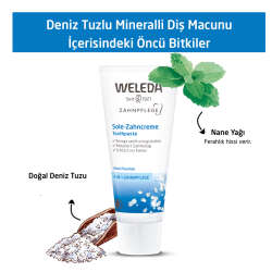 Weleda Deniz Tuzu Mineralli Organik Diş Macunu 75ml - 3