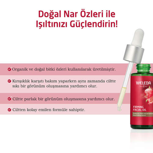 Weleda Nar Özlü Organik Sıkılaştırıcı Yüz Yağı 30 ml - 3