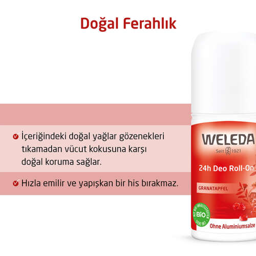 Weleda Nar Özlü Roll On Deodorant 50 ml - 3