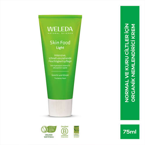 Weleda Skin Food Light Nemlendirici ve Besleyici Organik Bakım Kremi 75 ml - 3