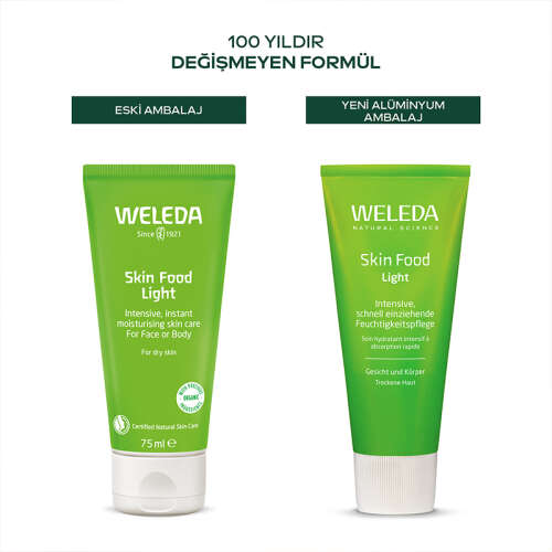 Weleda Skin Food Light Nemlendirici ve Besleyici Organik Bakım Kremi 75 ml - 5