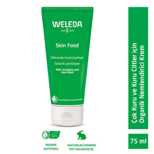 Weleda Skin Food Nemlendirici ve Besleyici Organik Bakım Kremi 75ml - Çok Kuru ve Kuru Ciltler - Weleda