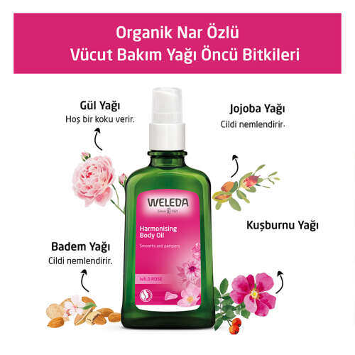 Weleda Yabani Gül Vücut Yağı 100 ml - 2