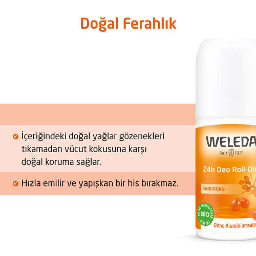 Weleda Yabani İğde Özlü Doğal Roll On Deodorant 50 ml - 3