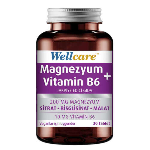 Wellcare Magnezyum Vitamin B6 30 Tablet - Wellcare