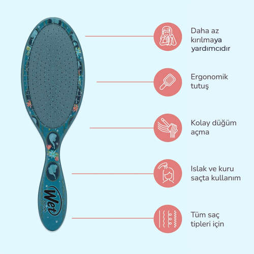 Wet Brush Disney Love Dolaşık Açıcı Saç Fırçası - Anna and Elsa - 3