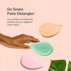 Wet Brush Go Green Palm Detangler Hindistan Cevizi Yağlı Saç Fırçası - 6