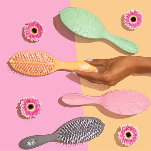 Wet Brush Go Green Treatment Shine Aktif Karbonlu Dolaşık Açıcı Saç Fırçası - 6