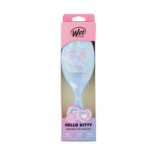 Wet Brush Hello Kitty Dolaşık Açıcı Saç Fırçası - Mavi - 4