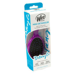 Wet Brush Mini Detangler Dolaşık Açıcı Saç Fırçası Mor - 2
