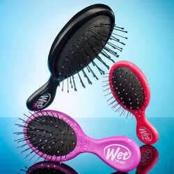 Wet Brush Mini Detangler Dolaşık Açıcı Saç Fırçası Mor - 7