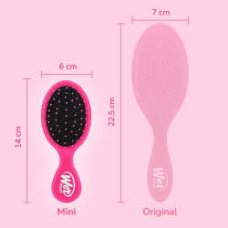 Wet Brush Mini Detangler Dolaşık Açıcı Saç Fırçası Pembe - 5