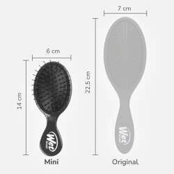 Wet Brush Mini Detangler Dolaşık Açıcı Saç Fırçası Siyah - 5