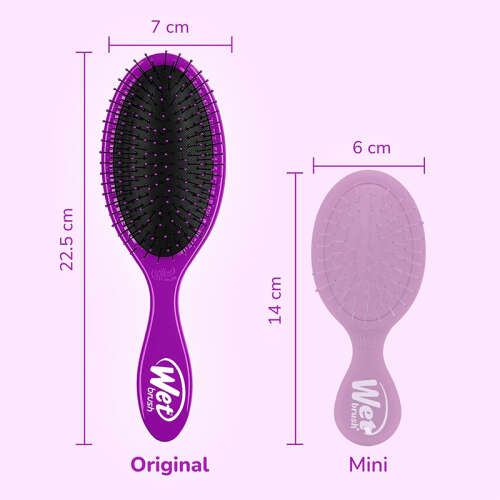 Wet Brush Original Detangler Dolaşık Açıcı Saç Fırçası - Mor - 4